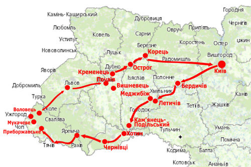 Мотопробег по историческим местам Украины, июнь 2012